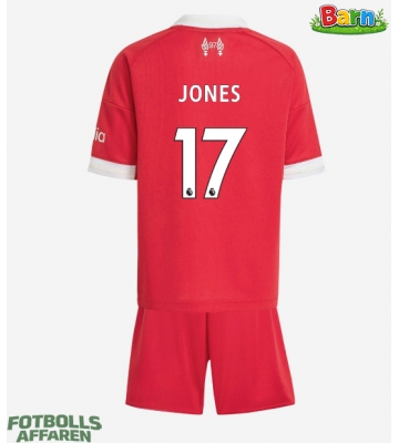Liverpool Curtis Jones #17 Hemmaställ Barn 2025-26 Kortärmad (+ Korta byxor)